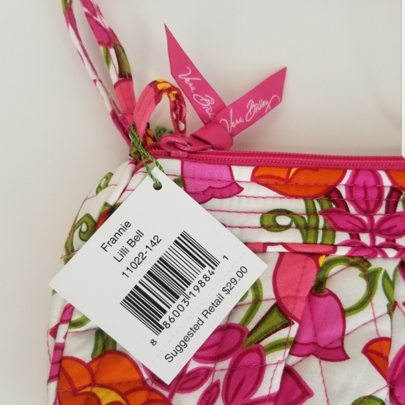 2 Vera Bradley Bags; 1 Blue Paisley Mini Tote Bag + 1 Frannie Lilli Bell Bag - Picture 8 of 15